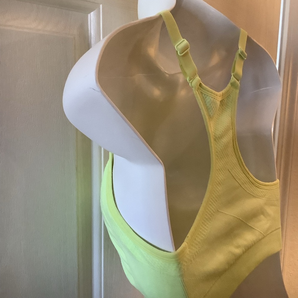 Women's Yellow Sports Bra - Picture 8 of 8